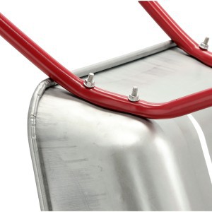 Karutis cinkuotas su 1 ratu 120 L GARDEN LINE HAT0633