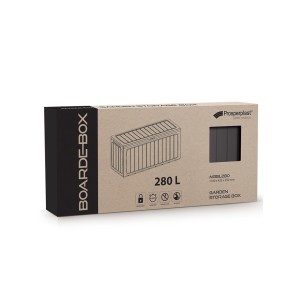 Dėžė sodo 280 L 433x1160x550 mm pilka BOARDEBOX Prosperplast