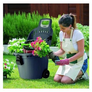 Vežimėlis sodo plastikinis 59,5x53x88,5 cm 50 l 76211 Italija STEFANPLAST (6)