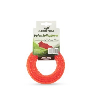 Valas žoliapjovei kvadratinis suktas 2,7 mm 15 m Gardenita (12)