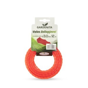 Valas žoliapjovei kvadratinis suktas 3,0 mm 12 m Gardenita (10)