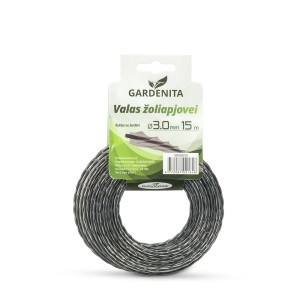 Valas žoliapjovei suktas su šerdimi 3,0 mm 15 m Gardenita (10)