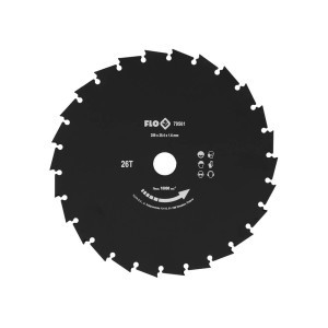 Diskas trimeriui/žoliapjovei 250x25,4x1,6 mm 26T 79561 FLO