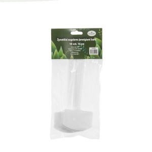 Žymekliai augalams įsmeigiami balti 10 vnt. 15 cm Gardenita (48)