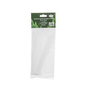 Žymekliai augalams įsmeigiami balti 10 vnt. 15 cm Gardenita (48)