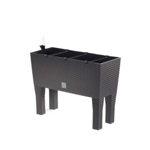 Vazonas RATO CASE 30 l 600x250x240 mm t. ruda sp., laistymo sistema Prosperplast