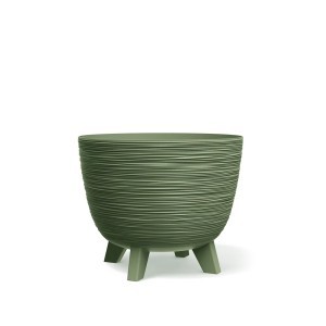 Vazonas FURU su kojelėmis 26 l D395xH320 mm žemės žalia sp. Prosperplast