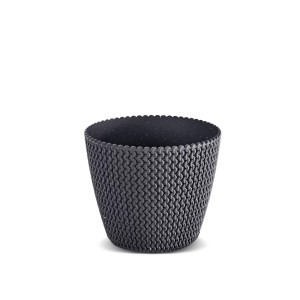 Vazonas SPLOFY ECO WOOD 1,7 L D157xH132 mm antracito sp. Prosperplast