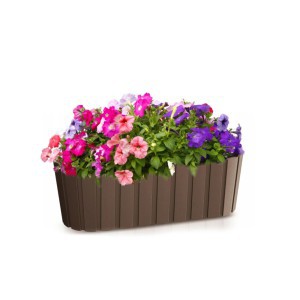 Vazonas BOARDEE lovelis pakabinamas 4,9 L 212x383x130 mm ruda sp. Prosperplast