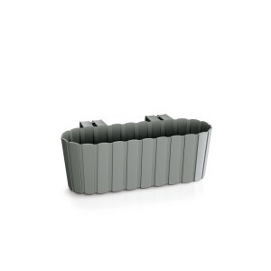 Vazonas BOARDEE lovelis pakabinamas 4,9 L 212x383x130 mm pilka sp. Prosperplast