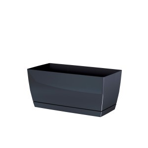 Vazonas COUBI CASE 4,4 L 290x142x136 mm grafito sp. Prosperplast