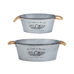 Vonelė 2 vnt komplektas su rankenomis Garden&Metal Sunnydays 14009