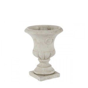 Vazonas ant kojelės betoninis D15xH19,5 cm Ibergarden 81643