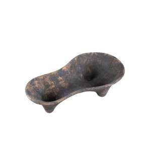 Vazonas betoninis ant kojelių 35x19x10 cm rudos spalvos Malcolm 105666