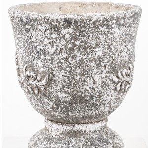 Vazonėlis betoninis pilkas 18,5x16,5x16,5 cm 137954