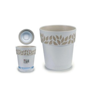 Vazonas OPERA CLOE su vand. rez.  7,5 L D25xH25 cm balta sp. 94100 STEFANPLAST