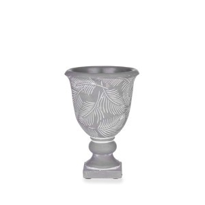Vazonas betoninis ant kojelės D13,5xH19,5 cm pilkos spalvos Ibergarden 82889