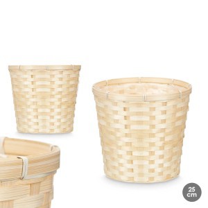 Vazonas su plastikine plėvele (kitam vazonui įdėti) D25xH24 cm Ibergarden 11391