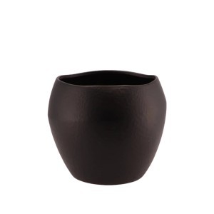 Vazonas keramikinis juodas D23xH20 cm Amarah 117938