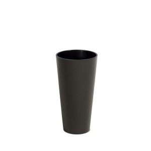 Vazonas TUBUS SLIM ECO WOOD 8/4 L D200xH381 mm kavos sp. Prosperplast