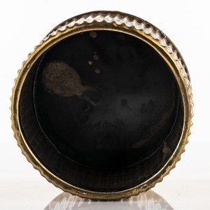 Vazonas keramikinis aukso spl. 11x14x14 cm 142696