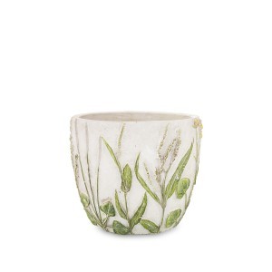 Vazonas betoninis Gėlės 14,5x16,5x16,5 cm 163962