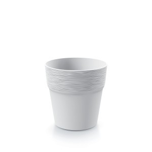 Vazonas FURU ROUND 1,7 l D178xH180 mm balta sp. Prosperplast