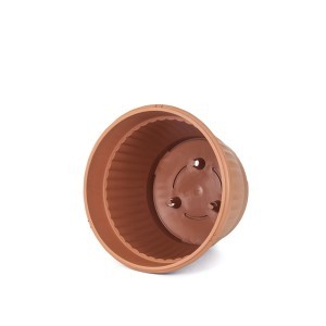 Vazonas TERRA 8,5 l D290xH180 mm ruda sp. Prosperplast
