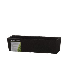 Vazonas termo 5 l 50x14x13 cm juodos sp. 4Living 291124