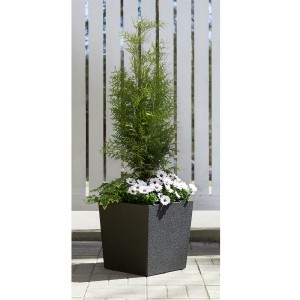 Vazonas termo 2 vnt 38/75 l 39x39x39/48x48x48 cm juodos sp. 4Living 276395
