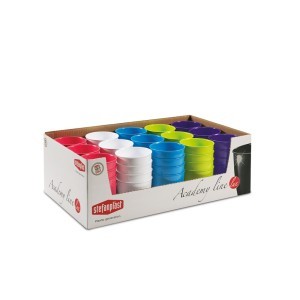 Vazonas ACADEMY 0,7 l D11xH10 cm (mix) Italija STEFANPLAST 75101