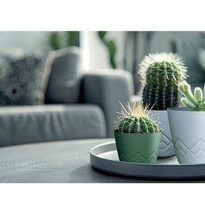 Vazonas DARE 12,8 L D295xH246 mm žalia sp. Prosperplast