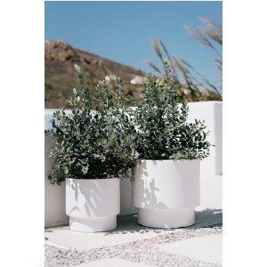 Vazonas HEOS su įdėklu 40/20 l D395xH370 mm baltos sp. Prosperplast