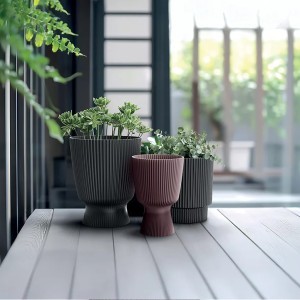 Vazonas MILLY 5.7 l D220xH262 mm rusva sp. Prosperplast