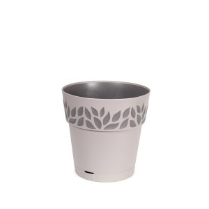 Vazonas OPERA CLOE su vand. rez. 7,5 L D25xH25 cm pilka sp. 94130 STEFANPLAST