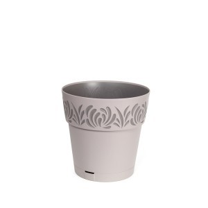 Vazonas OPERA GAIA su vand. rez.  7,5 L D25xH25 cm pilka sp. 88512 STEFANPLAST