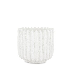 Vazonas keramikinis baltas 18x18,5x18,5 cm 182268