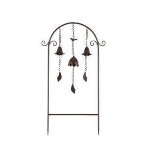 Sodo dekoracija-vėjo varpeliai, įsmeigiama 40x6,5x70 cm metalinė 4Living 623741