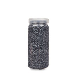 Dekoratyviniai akmenys 700 g (2-5 mm) juodos spalvos Giftdecor 92502