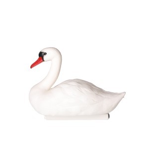 Sodo dekoracija Gulbė plastikinė, plūduriuojanti 20x36x28 cm 604123