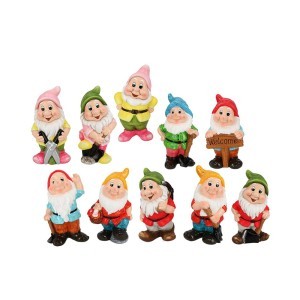 Sodo dekoracija Nykštukas keramikinis 18.2x17x31.5 cm (10 rūšių) 8430540976701