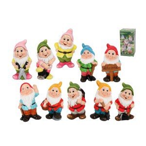Sodo dekoracija Nykštukas keramikinis 18.2x17x31.5 cm (10 rūšių) 8430540976701