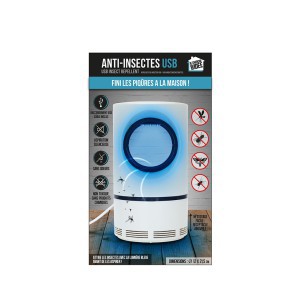 Prietaisas vabzdžiams baidyti USB 12,5x21,5x12,5 DI8708