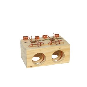 Spąstai pelėms mediniai 9x6x4 cm 8445393211671
