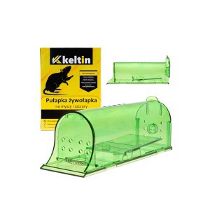 Spąstai pelėms gyvagaudžiai 2 vnt. 19x6x7 cm KELTIN K02508