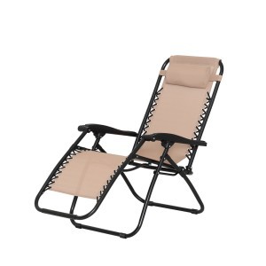 Gultas/krėslas sodo kreminės sp. 65x175x110 cm (max 110 kg) 4Living 653208