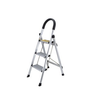 Kopėčios aliumininės 3 laiptelių Max 150 kg 1215913 Crownman