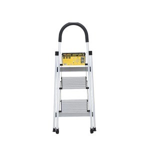 Kopėčios aliumininės 3 laiptelių Max 150 kg 1215913 Crownman