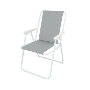 Kėdė sodo sulankstoma pilka 53x59x76 cm LEZ9931