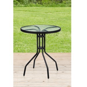 Sodo staliukas D60xH70 cm metalas/stiklas 4Living 604243